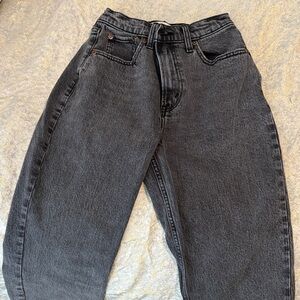Abercrombie & Fitch Curve Love Ultra High Rise 90s Straight Jean